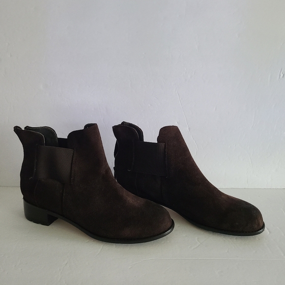 Taryn Rose Trace ankle boots women's sz.10 M brown suede - Picture 1 of 9